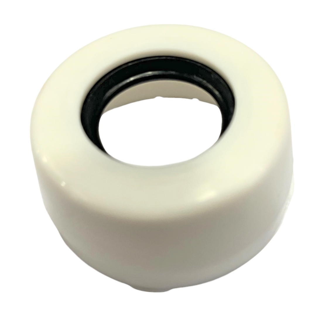 White Open End caps
