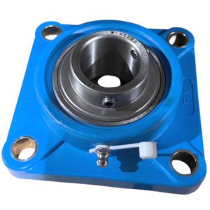 Blue 4 Bolt Flange Housed Bearings Complete with Stainless Steel Insert (SUCFPL)