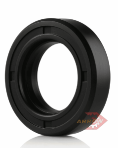 1.76x2.856x0.625 inch Nitrile Rubber Double Lip Rotary Shaft Oil Seal with Garter Spring TC
