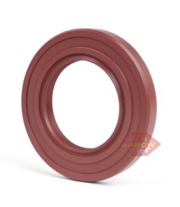 5x16x6mm TC / R23 Double Lip FKM Rubber Metric Rotary Shaft Oil Seal with Garter Spring