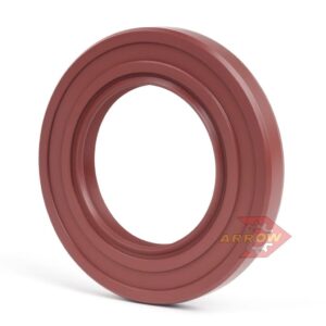 8x22x6/6.5mm HIGH PRESSURE FKM Rubber Double Lip Rotary Shaft Oil Seal with Extra Internal Sealing Profile with Garter Spring TCN11