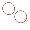 1mm Section 1.5mm Bore RED SILICONE 7 Shore Rubber O-Rings