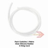 2.5mm Section CLEAR SILICONE 70 Shore O-Ring Cord
