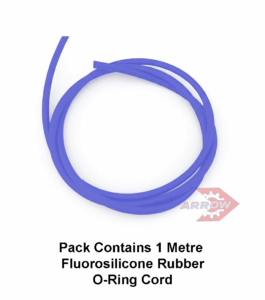 2mm Section FLUOROSILICONE 70 Shore O-Ring Cord