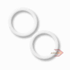 1.5mm Section 11mm Bore WHITE SILICONE 70 Shore Rubber O-Rings