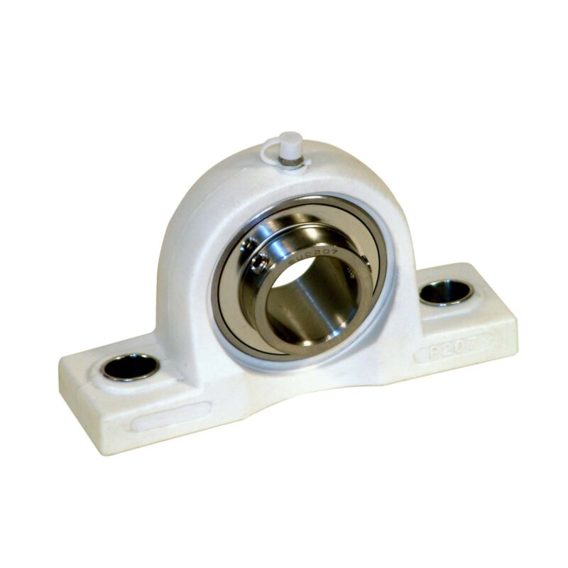 SUCPPL207SS White Complete Thermoplastic Housing C/W Stainless Steel Insert