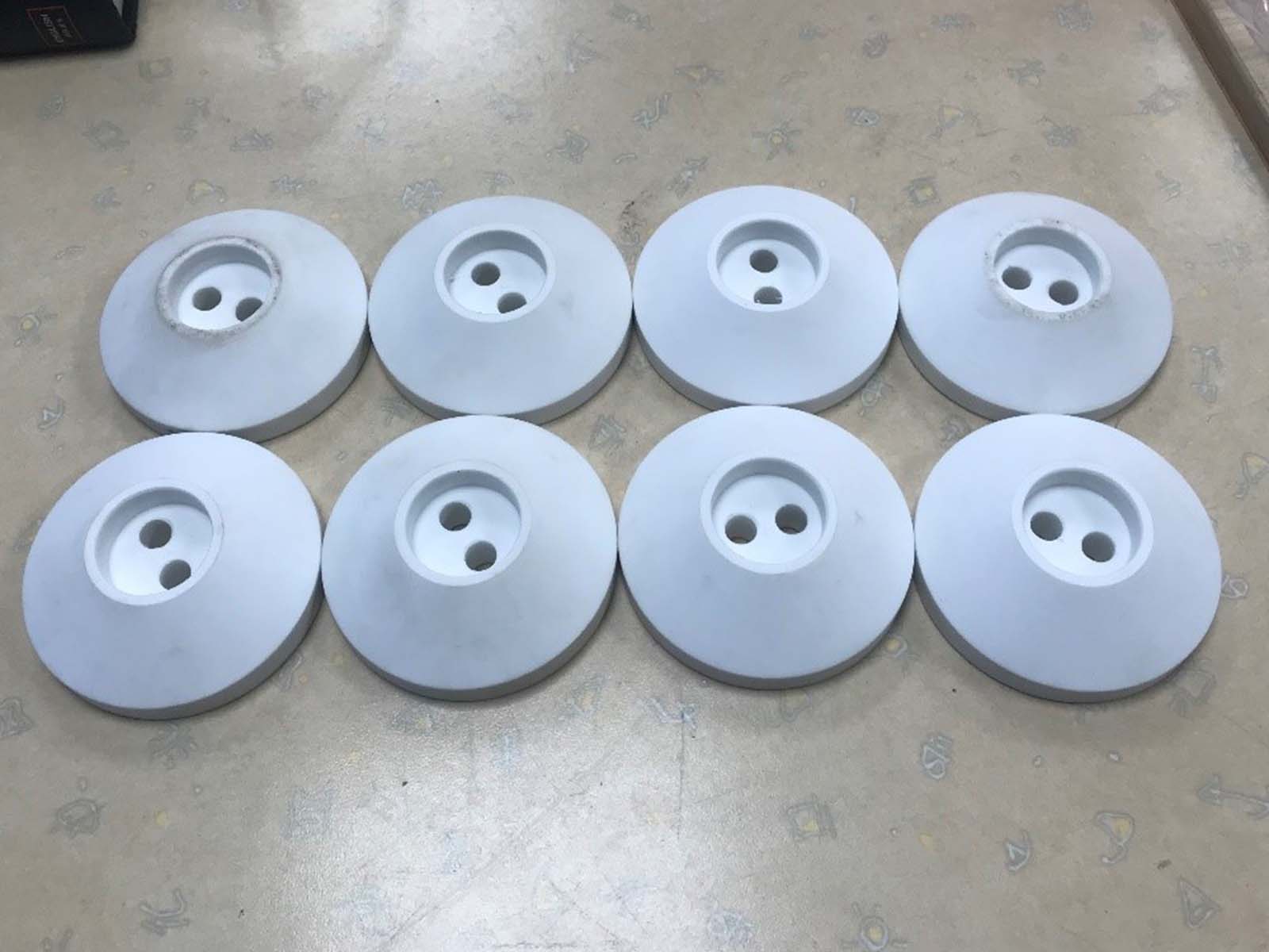 Glass-filled PTFE valves