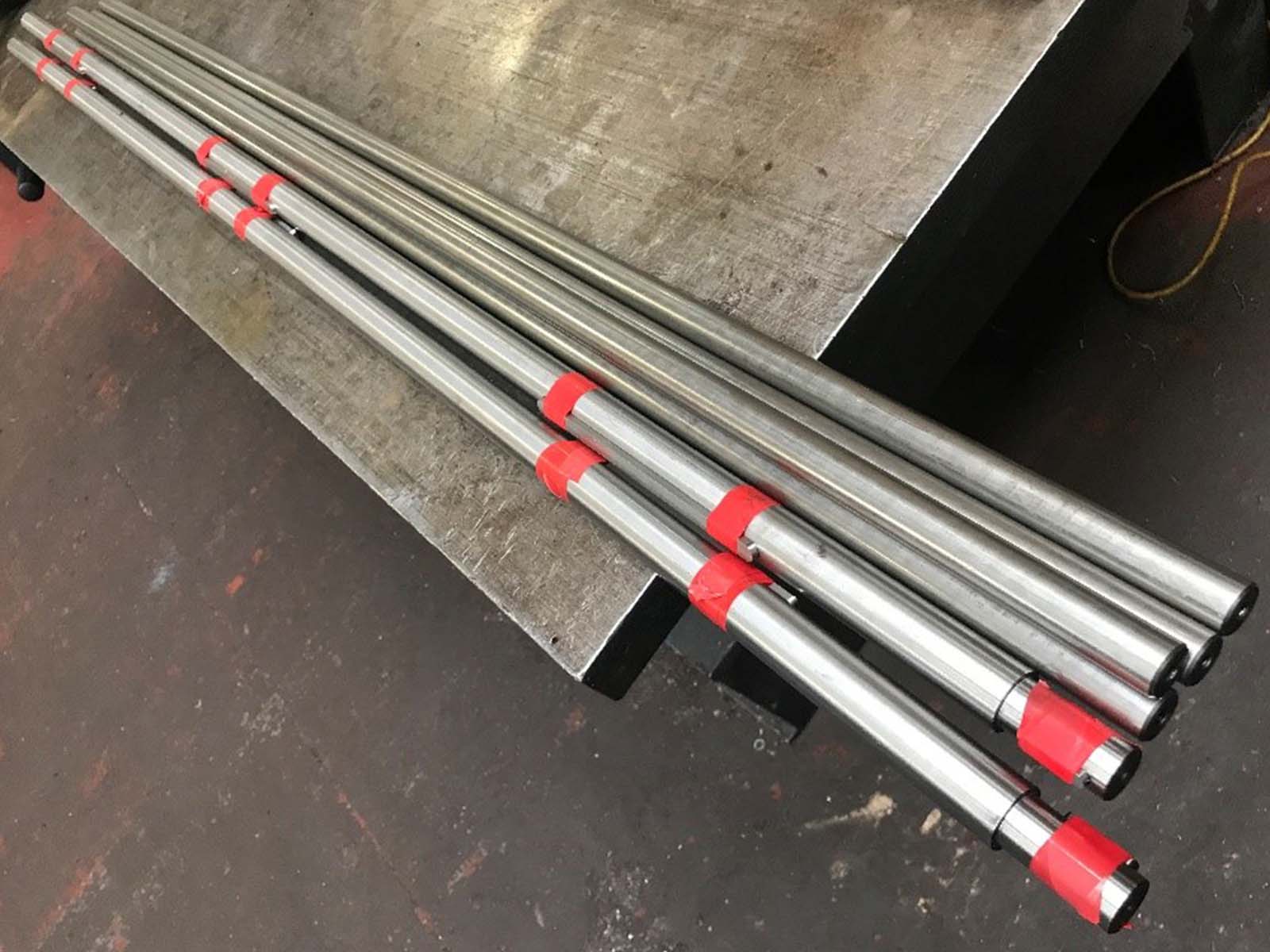 Tension rollers tension shaft and belt drive shaft